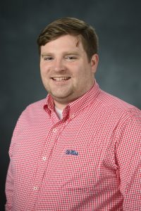 Stephen Willhauck in a red striped Ole Miss button down